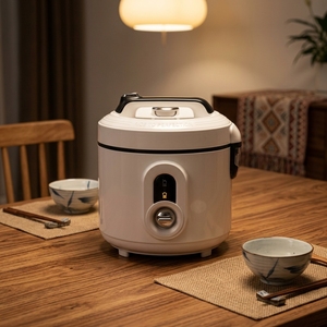 Cuisinière à riz mécanique pour la maison, 4L, avec revêtement antiadhésif, style traditionnel - Product Image 1
