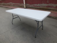 Tables de buffet pliantes en plastique de 6 pieds pour événements de restauration, mariages, restaurants, portables et pliables pour une utilisation en cour
