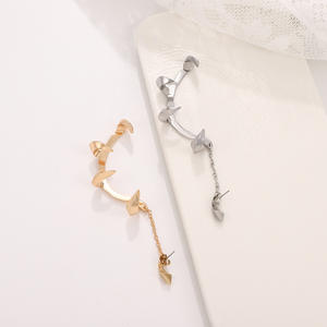 Edgy Thorn Spine <span class=keywords><strong>Ear</strong></span> Cuff-Pendientes de estilo mecánico sin perforación Clips de oreja de metal asimétricos únicos para hombres y mujeres - Product Image 6