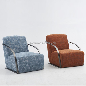 AOMISI <span class=keywords><strong>CASA</strong></span> Chaise de salon nordique Teddy Canapé monoplace de luxe en tissu de laine Fauteuils de salon d'appoint <span class=keywords><strong>Fauteuil</strong></span> paresseux - Product Image 6
