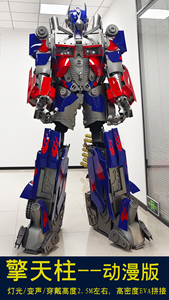 Costume de mascotte robot <span class=keywords><strong>Optimus</strong></span> <span class=keywords><strong>Prime</strong></span> <span class=keywords><strong>Transformers</strong></span> de couleur verte, Bumblebee, Megatron, pour adultes, costumes de robot ambulant - Product Image 2
