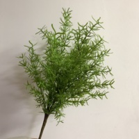 K-1002 45cm Faux Fougère Asperge Effet Naturel, Lot de Plantes Artificielles Vertes en Gros pour Décoration Mariage, Maison et Jardin