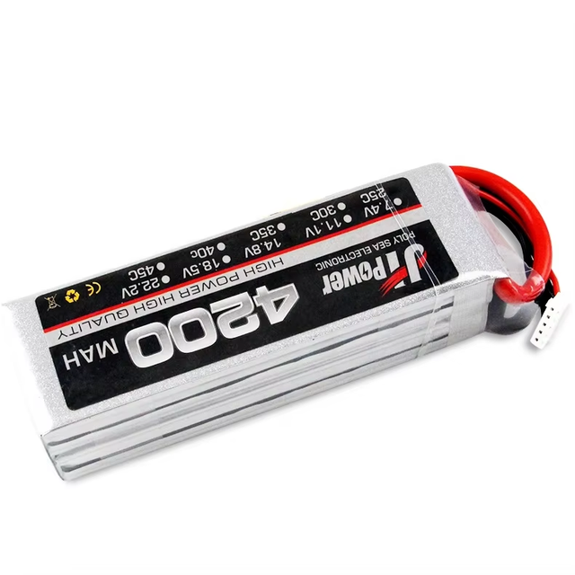4S 14.8V 4200mAh 25C Lipo Battery High Rate Lithium Battery for RC Quadcopter Airplane RC Car