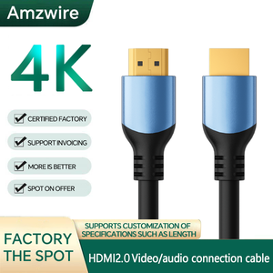 Cáp <span class=keywords><strong>HDMI</strong></span> 4K 1.5M Giá Bán Buôn <span class=keywords><strong>HDMI</strong></span> Để <span class=keywords><strong>HDMI</strong></span> Với Lá Che Chắn Cho Microphone Máy Ảnh Màn Hình Máy Tính HDTV - Product Image 2