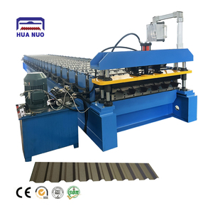 Hình thang kim loại kẽm tấm mái cuộn tạo thành máy ibr sắt tấm lợp Máy làm - Product Image 1