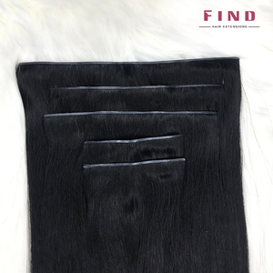 2025 New Arrival sang trọng thể hiện sợi ngang Nga 100% tóc con người dài băng trong phần mở rộng tóc không có tỏa sáng tóc thô thể hiện sợi ngang - Product Image 4