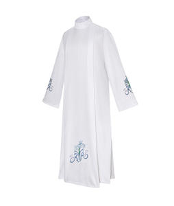 Robe <span class=keywords><strong>de</strong></span> clergé, vêtement <span class=keywords><strong>de</strong></span> prêtre catholique chrétien arabe du Moyen-Orient, en polyester, à capuche, longueur cheville, pour l'été et l'automne, vente en gros - Product Image 1