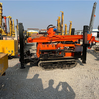 Prix Compétitif – Engin de Forage de Puits d'Eau sur Remorque pour Tracteur 180 d'Occasion – Composants Clés : Roulements, Diesel 55kW, Forage jusqu'à 180m de Profondeur