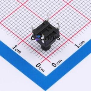 UK-B02123-G8.0-250 Tactile Switch DIP-4P,6.2x6.2mm Switch 2.5N 6.15mm 6.15mm 8mm - Product Image 2