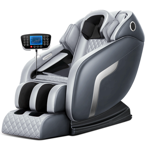 Fauteuil de massage en pierre de <span class=keywords><strong>jade</strong></span> de luxe OEM ODM 2025, portable, en cuir, avec écran tactile de 7 pouces, contrôleur, gravité zéro - Product Image 3