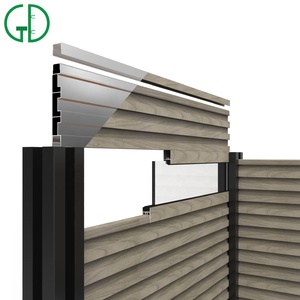 Gd nhôm Euro khu vườn nhỏ tự làm tấm trang trí lưới có thể mở rộng giả bìa ngoài trời Composite hàng rào riêng tư - Product Image 1