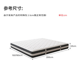 ที่นอนยางพาราพ็อกเก็ตสปริง เอส ซิมมอนส์ สีขาว YPZG-CD001 ป้องกันหลังเด็ก - Product Image 3