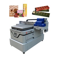 Impresora UV 6090 de Formato Pequeño A1 de Fábrica, Impresora UV para Vinilo con CCD para Alfombras/Polímeros Transparentes/Bolígrafos/Pelotas de Golf