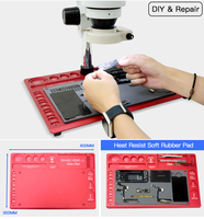EOC 2K 4K USB HD Stereo Professional Optical High Magnification Microscope with LCD Screen for Mobile Phone Repair Industry
