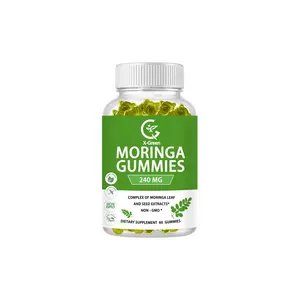 Moringa Leaf Extract gummies 4000mg Great Tasting Gummy Supplement Vitamins Free Vegan Chewable Antioxidant Packed Superfood