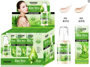 OEM/ODM Antiarrugas Vitamina C Maquillaje Cosméticos <span class=keywords><strong>CC</strong></span> <span class=keywords><strong>Cream</strong></span> Foundation BB <span class=keywords><strong>CC</strong></span> Cremas con polvo prensado Base de maquillaje antiarrugas - Product Image 2