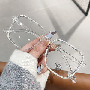 Qianai TR90 Montura de Gafas Rectangulares con Protección UV y Anti Luz Azul para Mujer, Montura Completa, Lentes AC P6 1125 - Product Image 4