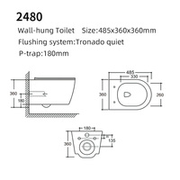 Asiento montado en la pared cisterna oculta inodoro colgar en la pared baño artículos sanitarios color marfil WC inodoros completos