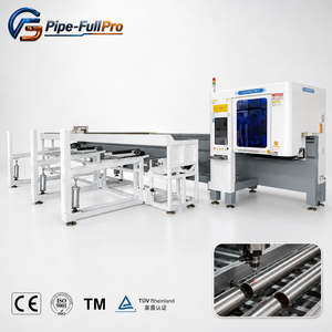 เครื่องตัดเลเซอร์ไฟเบอร์ CNC ความเร็วสูงสำหรับตัดโครงประตูหน้าต่างอลูมิเนียมแบบหลอดและโปรไฟล์อัดขึ้นรูป - Product Image 1