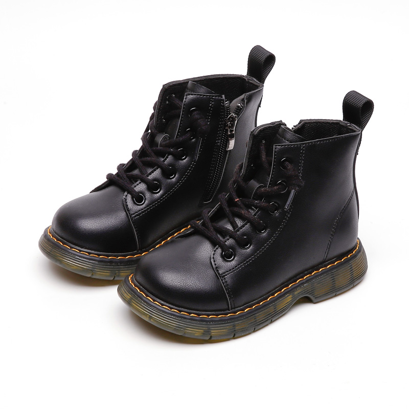 Дропшиппинг 2021, Детские Зимние ботильоны, оптовая продажа, теплые зимние ботинки для детей, детские ботинки на шнуровке с подошвой из ТПР