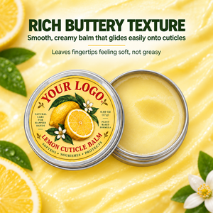 Baume à ongles hydratant et nourrissant 3-en-1 à la cire d'abeille et au citron, à base de plantes, pour cuticules sèches, rugueuses et irrégulières - Product Image 4