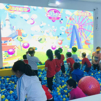 Projection interactive 3D 4D 5D, dessin magique, personnages imprimés en 3D, jeux amusants AR VR pour parents et enfants, pour les parcs d'attractions
