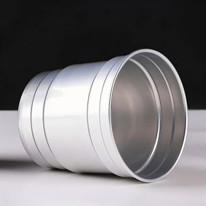 Vasos de Aluminio Desechables Reciclables para Fiestas - Ligeros, de Conducción Rápida de Calor/Frío, para Bebidas Frías, Tamaños 10/12oz 16oz, Logotipo Personalizado - Product Image 4