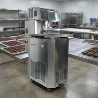 Machine industrielle de fusion et de tempérage automatique continue du chocolat, certifiée CE, avec cœur PLC