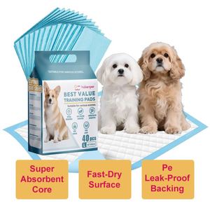 Direct Factory Price Heavy Weight Super Absorbent Dog <b>Training</b> Pads 45x60cm Charcoal Layer Professional Reliable Supplier - Product Image 1