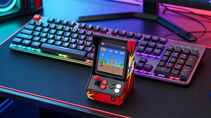 เครื่องเล่นเกมพกพาขนาดเล็ก ใช้งานง่าย เหมาะเป็นของขวัญสำหรับคนรักเกม - Product Image 2