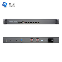 Firewall de 1U para Montaje en Rack, Pfsense, Intel Celeron J4125/J6412/J1900, 6 LAN POE SFP, Servidor de Firewall Empresarial, Dispositivo de PC