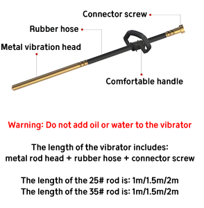 <span class=keywords><strong>Vibrator</strong></span> Poker kecepatan tinggi, <span class=keywords><strong>Vibrator</strong></span> beton listrik praktis pegangan tangan untuk situs konstruksi Paving beton - Product Image 2