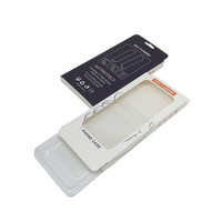 Bac à blister en PVC PET transparent personnalisé avec emballage de boîte de papier boîte d'emballage de coque de téléphone