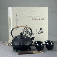 NEWELL Japonais Cochon Fer À Bulles Ménage Pot Cuisson Thé En Fonte Théière Grande Capacité Service À Thé Cadeaux Théière