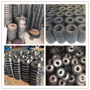 Tùy chỉnh chất lượng cao thép công nghiệp xử lý nhiệt chuỗi truyền idlers sprockets bánh răng 1 năm bảo hành cho các bộ phận máy móc - Product Image 5