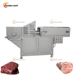 Trituradora de bloques de carne congelada Industrial de concha dorada, máquina trituradora de huesos de acero inoxidable, cortador de carne automático, 220V, 2-3 T/H - Product Image 3