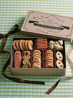 Boîte à biscuits en carton pliable avec logo imprimé personnalisé, laminage mat, pour boulangerie, pain, macarons, en-cas, biscuits