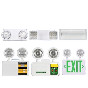 Vendita diretta della fabbrica 3W ricaricabile doppia testa segno di uscita a Led luce di emergenza U L certificata per la sicurezza antincendio e l'illuminazione - Product Image 3