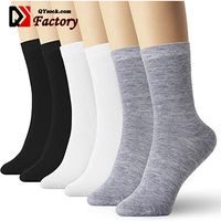 Chaussettes courtes pour hommes d'affaires, en stock, en coton, noires, blanches, grises, à prix abordable