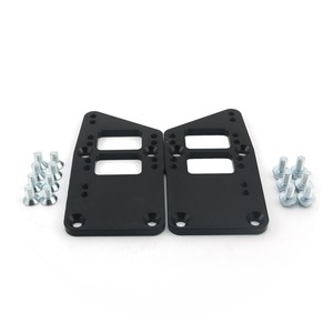 Ls Engine Mount <b>Bracket</b> Aluminum Alloy <b>Silver</b> Black For Chevrolet Automotive Modification Retrofit Upgrade - Product Image 2