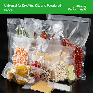 BPA-Free 8x12 Inch Household Vacuum Sealer Bags High Quality for Frozen Food for Milk Jelly Canned Food Storage - Product Image 3