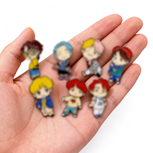 เข็มกลัดวงบังทันบอยส์ขายดีที่สุด - ผลิตจากโลหะผสมสังกะสีรูปม้า - สินค้าแฟชั่นสำหรับแฟนคลับในงานคอนเสิร์ต - ของที่ระลึกสำหรับคิมแทฮยอง - Product Image 2