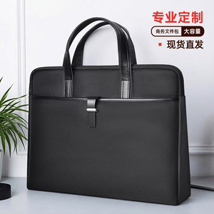 Oukeqi Business Briefcase Oxford Cloth 40x32x10 Waterproof Laptop <b>Bag</b> Men <b>Document</b> Case Meeting <b>Bag</b> - Product Image 3