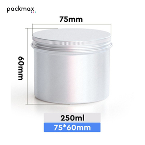 Custom Aluminum Cereal Can for Breakfast <b>Oats</b> Meal Replacement Powder - Food Grade Airtight Screw Top Tall Storage Tin - Product Image 3
