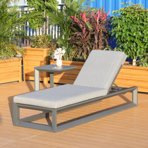 <span class=keywords><strong>Tumbona</strong></span> de Playa de Metal Moldeado para Exteriores, Resistente a la Intemperie, para Hoteles - Product Image 1