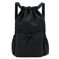 Sac à dos de sport tendance, léger, grande capacité, imperméable, avec cordon de serrage, pour étudiants, voyages en plein air
