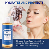 Vente Flash : Savon Liquide Multifonctionnel Personnalisé pour Soins de la Peau, Faible MOQ, Fournisseur Fabricant