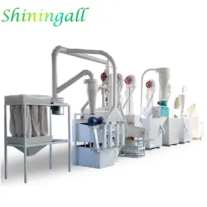 popular less space needed rice flour grinding machine electric maize corn milling line