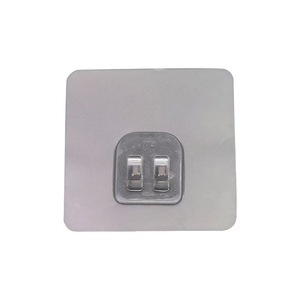 Ganchos adhesivos sin clavos con capacidad de carga de 5 kg, gancho acrílico individual para colgar ropa en el baño - Product Image 5