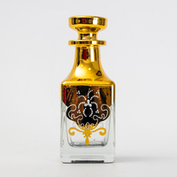 BM Wholesale Arabe Luxe Classique 150ml UV Or Oud Bouteilles Fantaisie Parfum Carafe De Luxe Arabe Parfum Huile Carafe